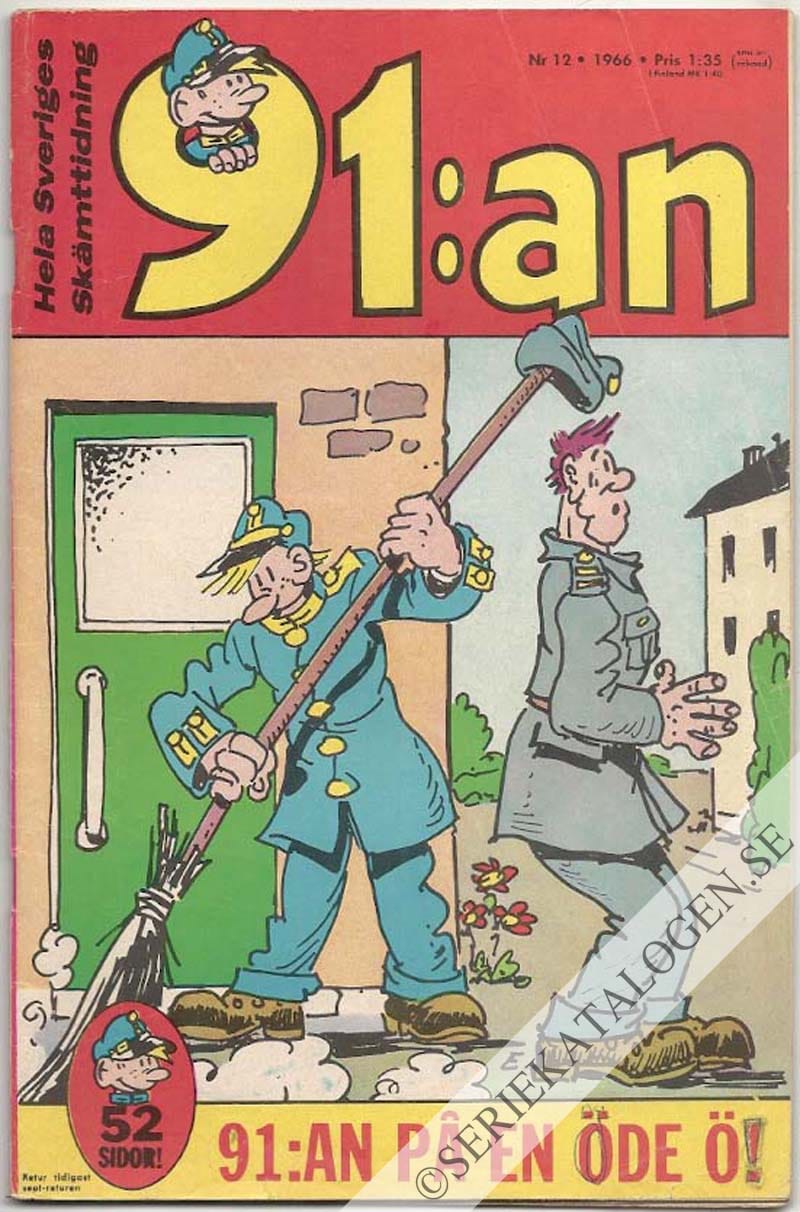 Framsida på 91:an #12 (1966)