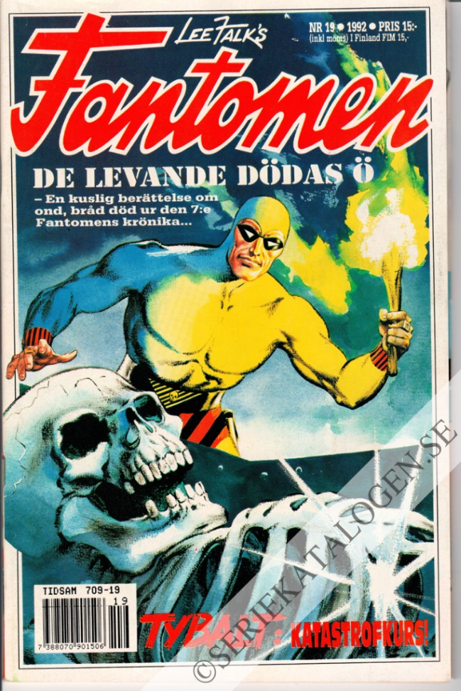 Framsida på Fantomen #19 (1992)