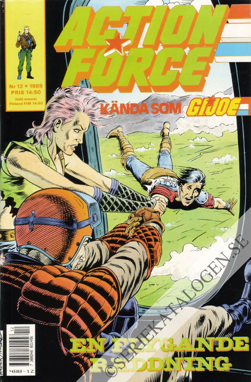 Framsida på Action force #12 (1989)
