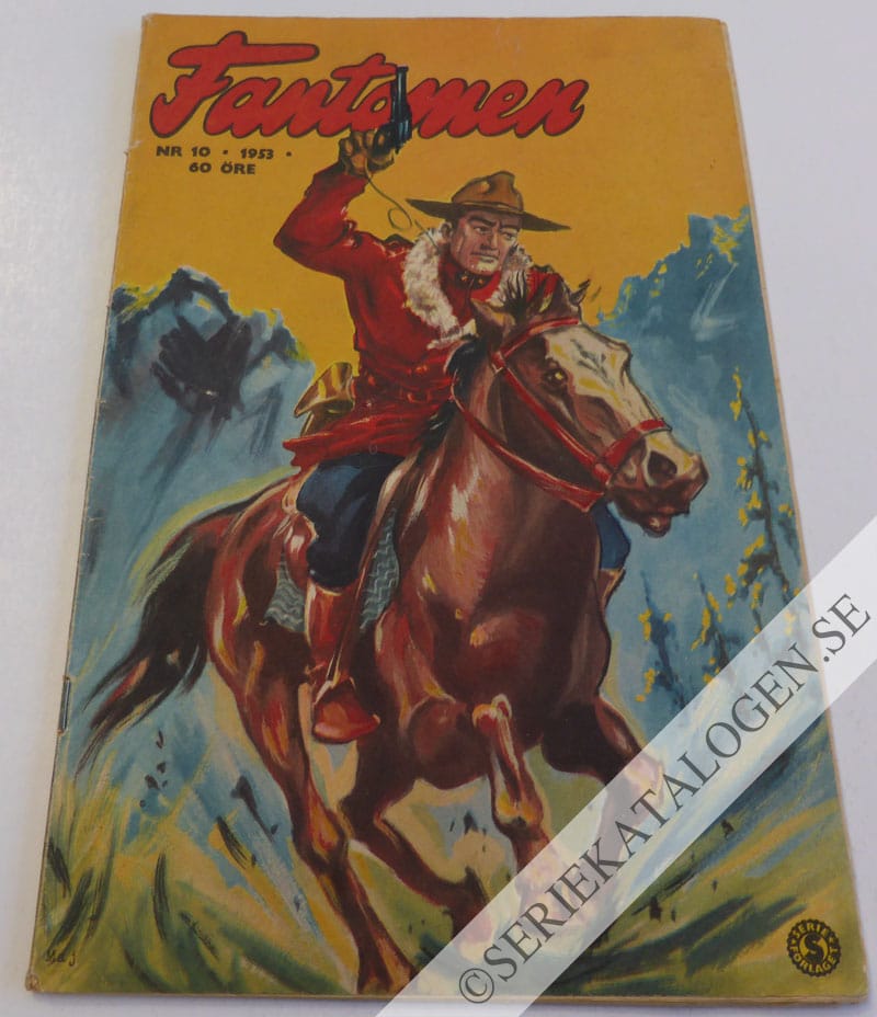 Framsida på Fantomen #10 (1953)