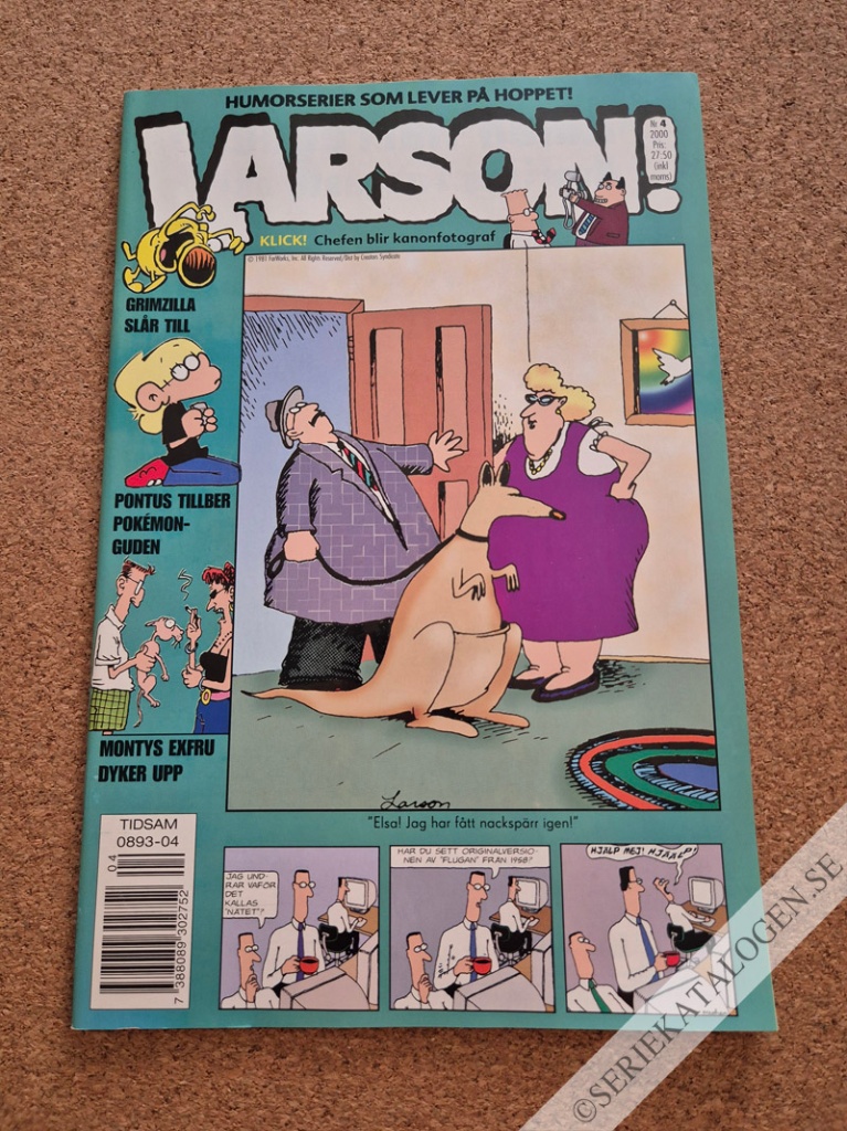 Framsida på Larson! #4 (2000)