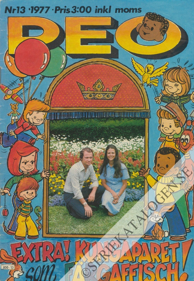 Framsida på Peo #13 (1977)