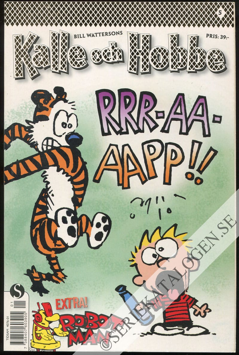Framsida på Kalle och Hobbe #5 (2006)