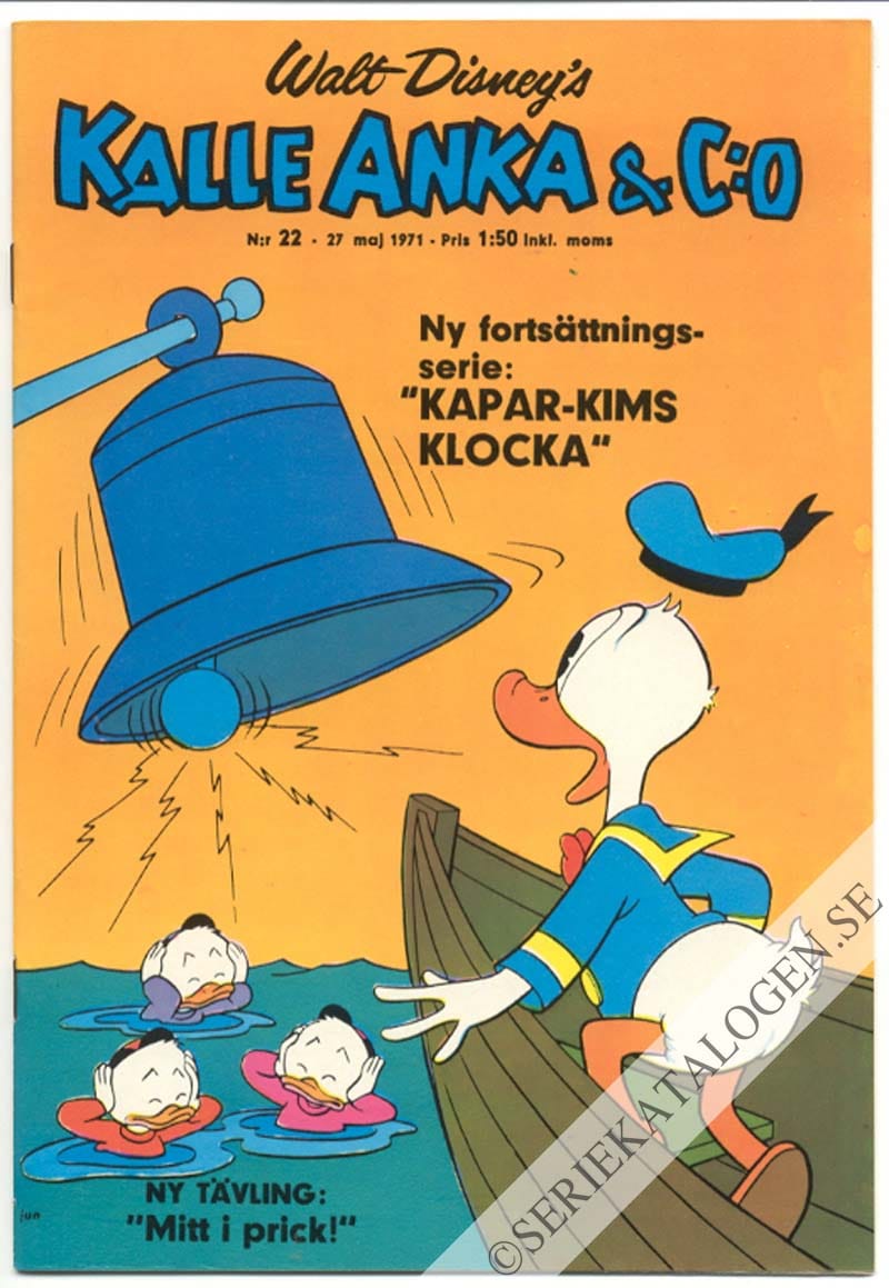 Framsida på Kalle Anka & C:o #22 (1971)
