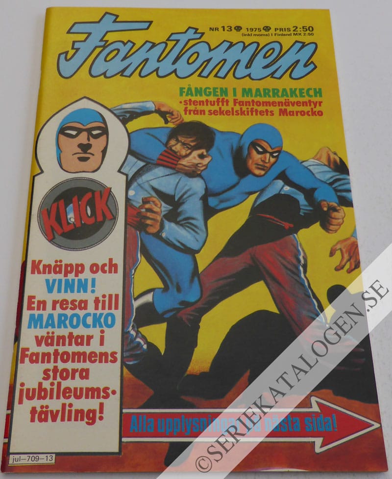Framsida på Fantomen #13 (1975)