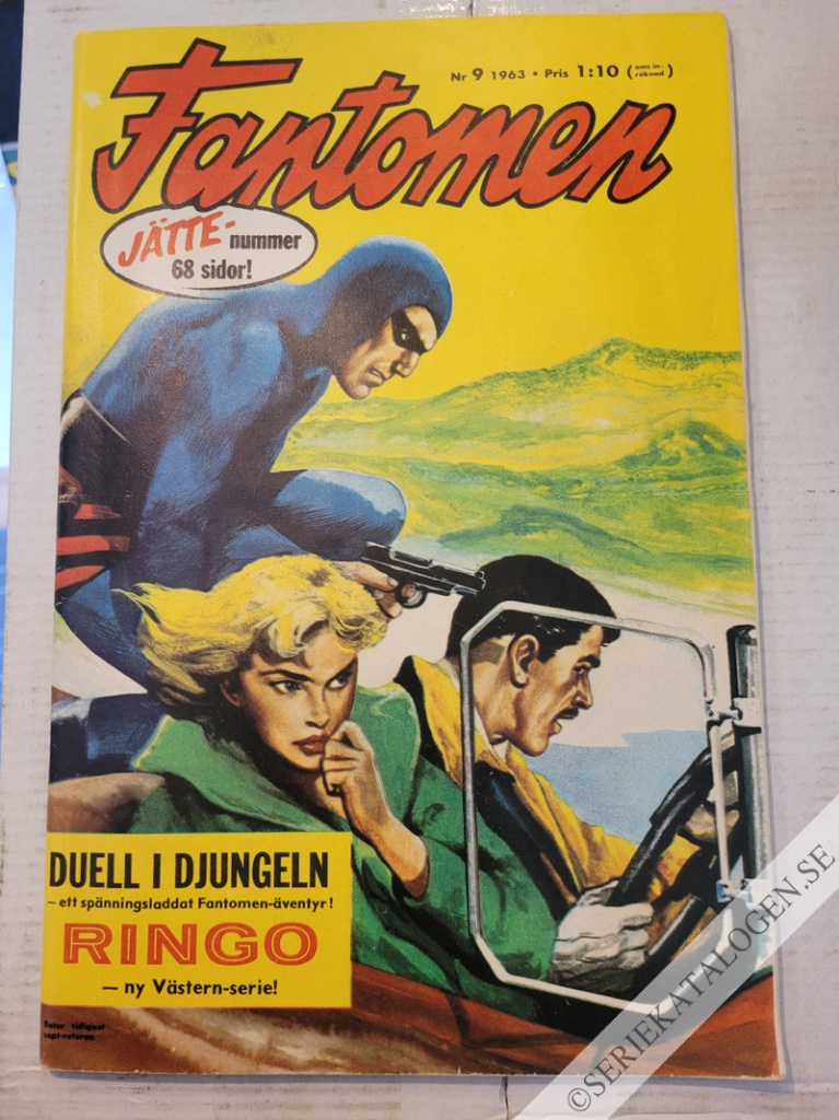 Framsida på Fantomen #9 (1963)