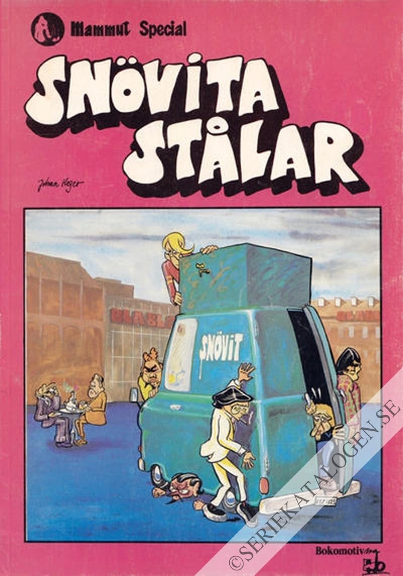 Framsida på Mammut Special Snövita stålar (1979)