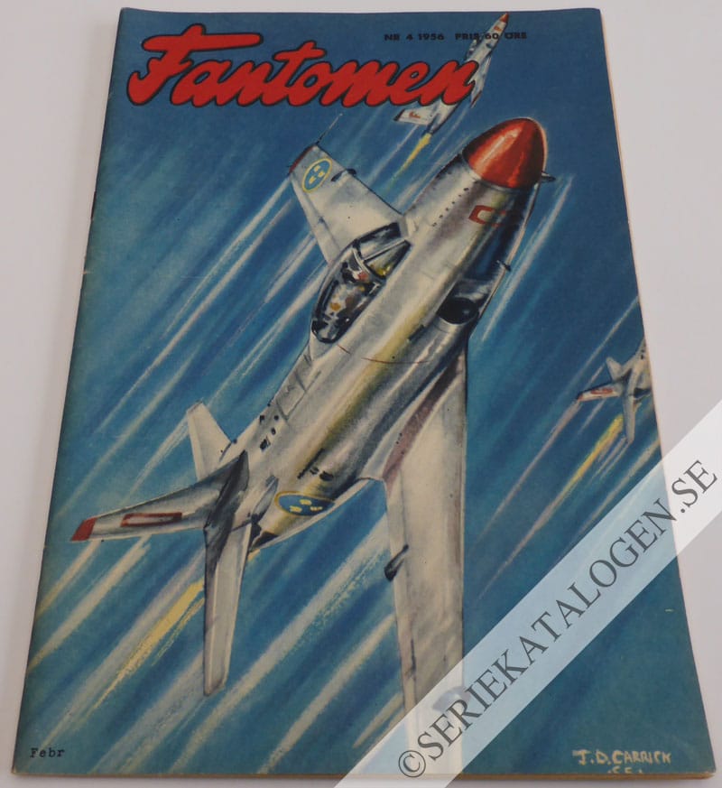 Framsida på Fantomen #4 (1956)