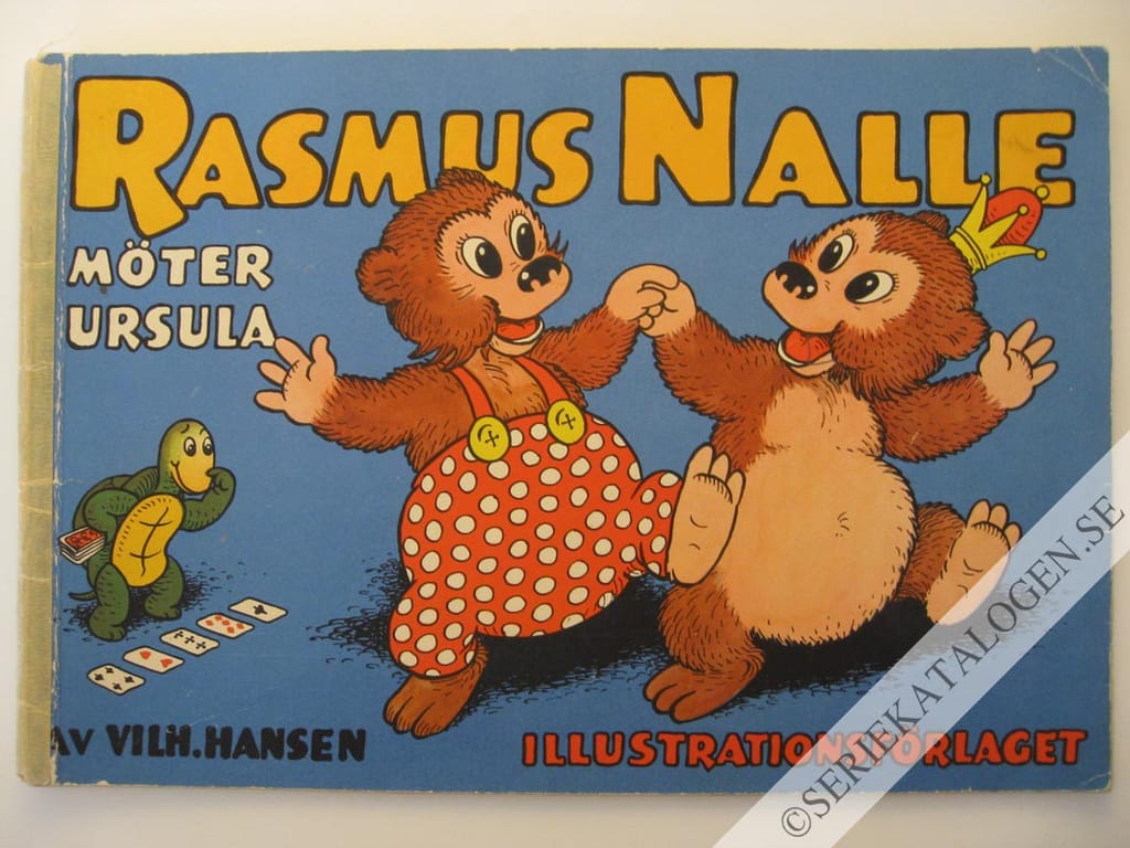 Framsida på Rasmus Nalle Rasmus Nalle möter Ursula (1954)