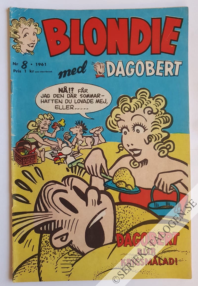 Framsida på Blondie #8 (1961)