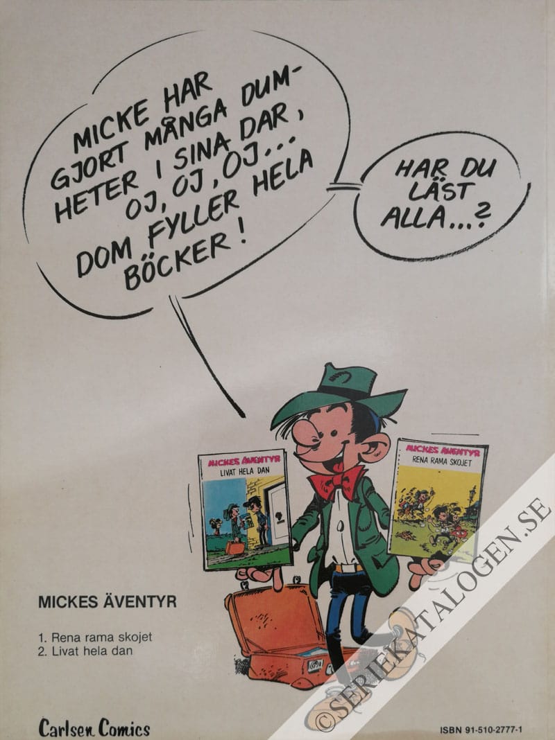 Baksida på Livat hela dan (1981)