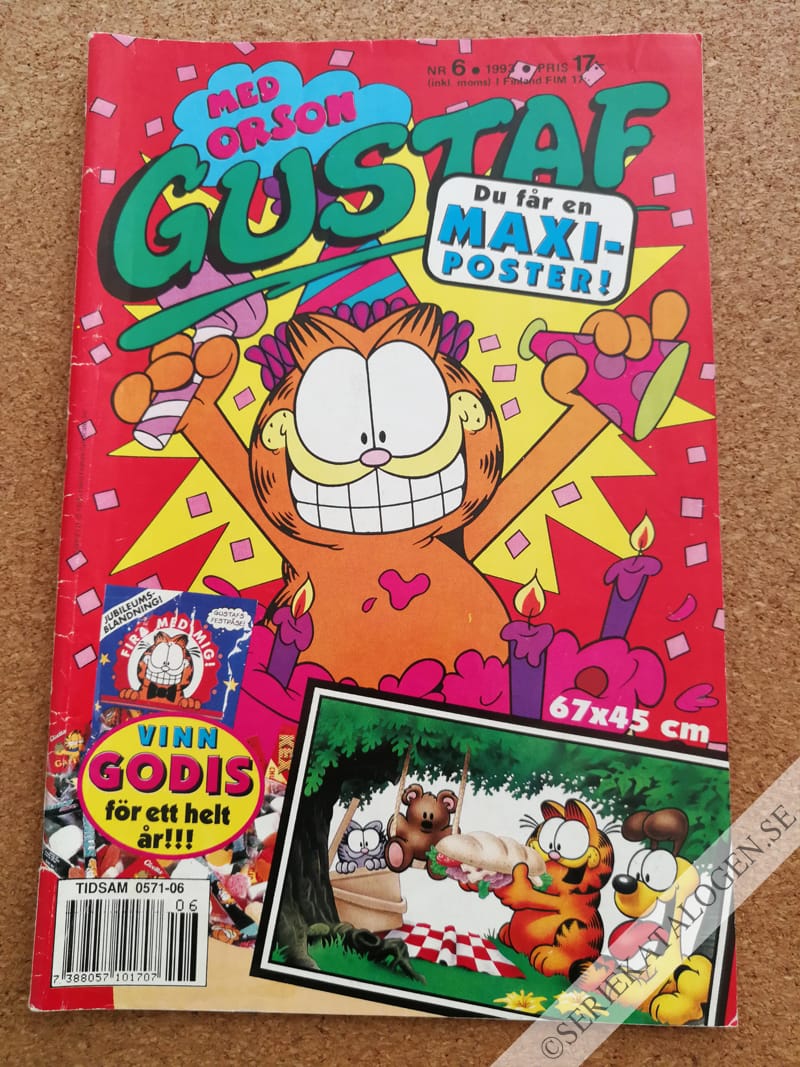 Framsida på Gustaf #6 (1993)