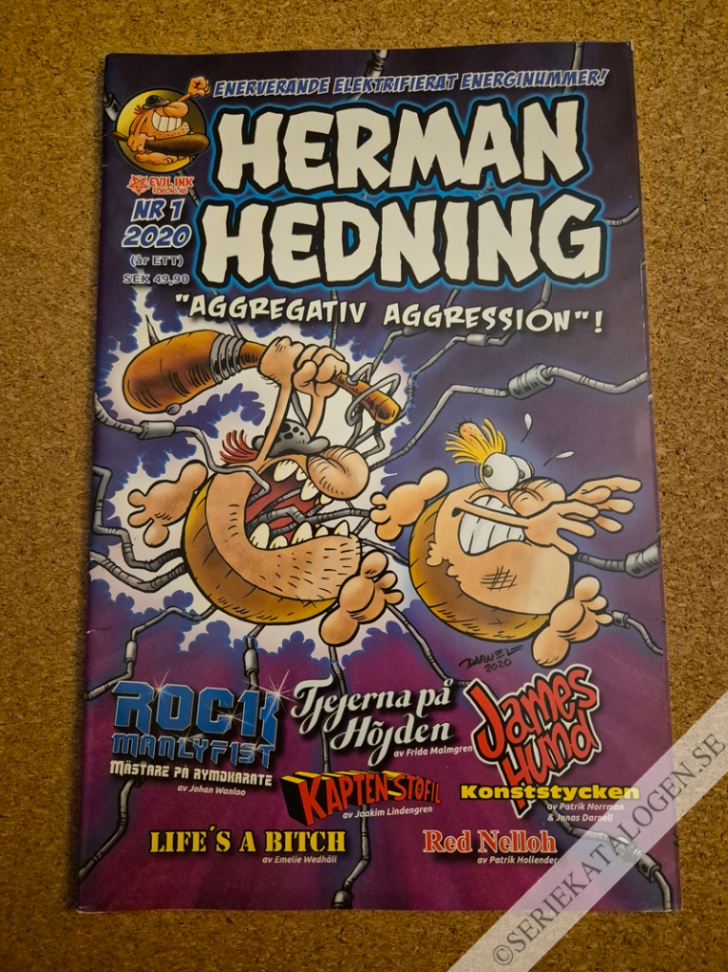 Framsida på Herman Hedning #1 (2020)