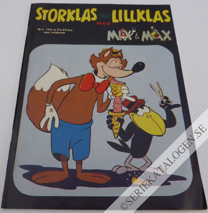 Framsida på Storklas och Lillklas #6 (1962)