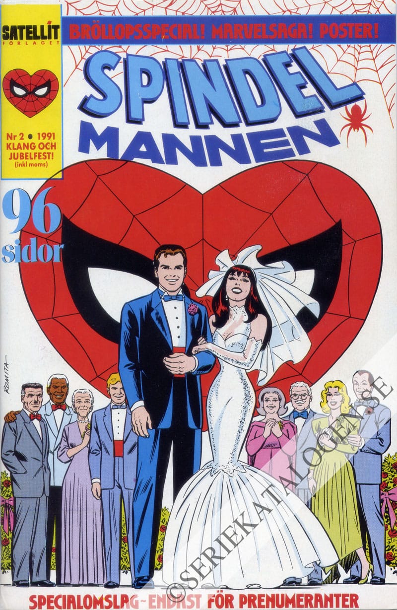 Framsida på Spindelmannen #2 (1991) (variant)