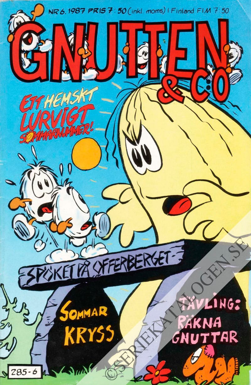 Framsida på Gnutten & C:o #6 (1987)