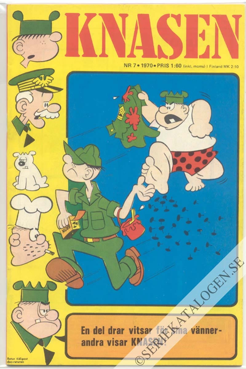 Framsida på Knasen #7 (1970)