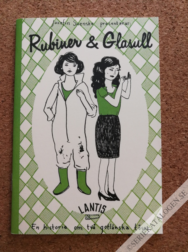 Framsida på Lantis Rubiner & Glasull - en historia om två gotländska töser (2007)