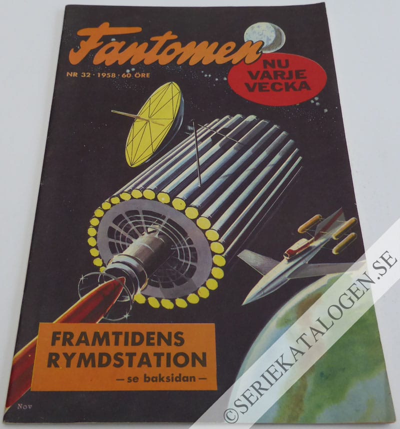 Framsida på Fantomen #32 (1958)