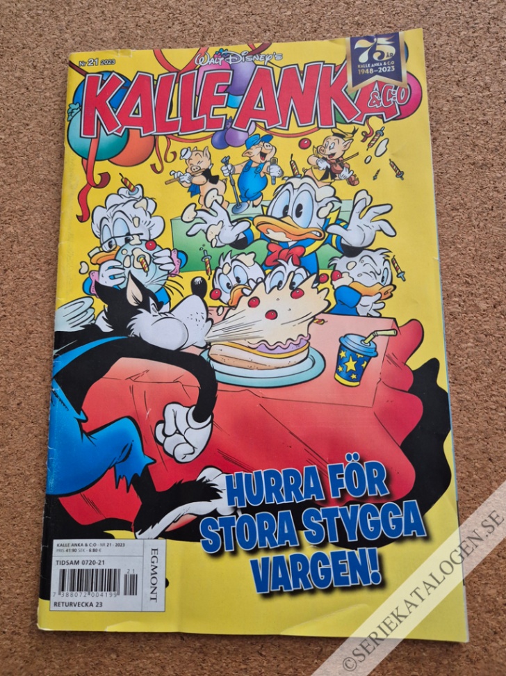 Framsida på Kalle Anka & C:o #21 (2023)