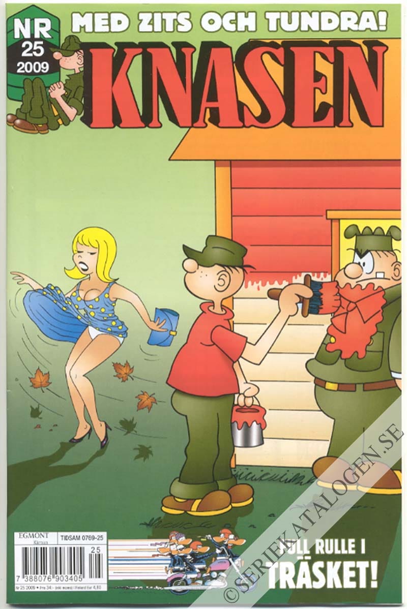 Framsida på Knasen #25 (2009)