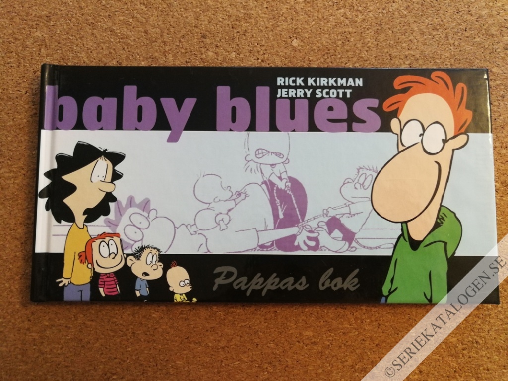 Framsida på baby blues Pappas bok (2010)