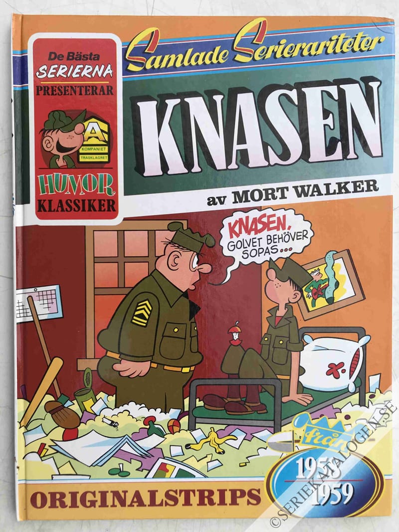 Framsida på Samlade Serierariteter Knasen 1958/59 (1987)
