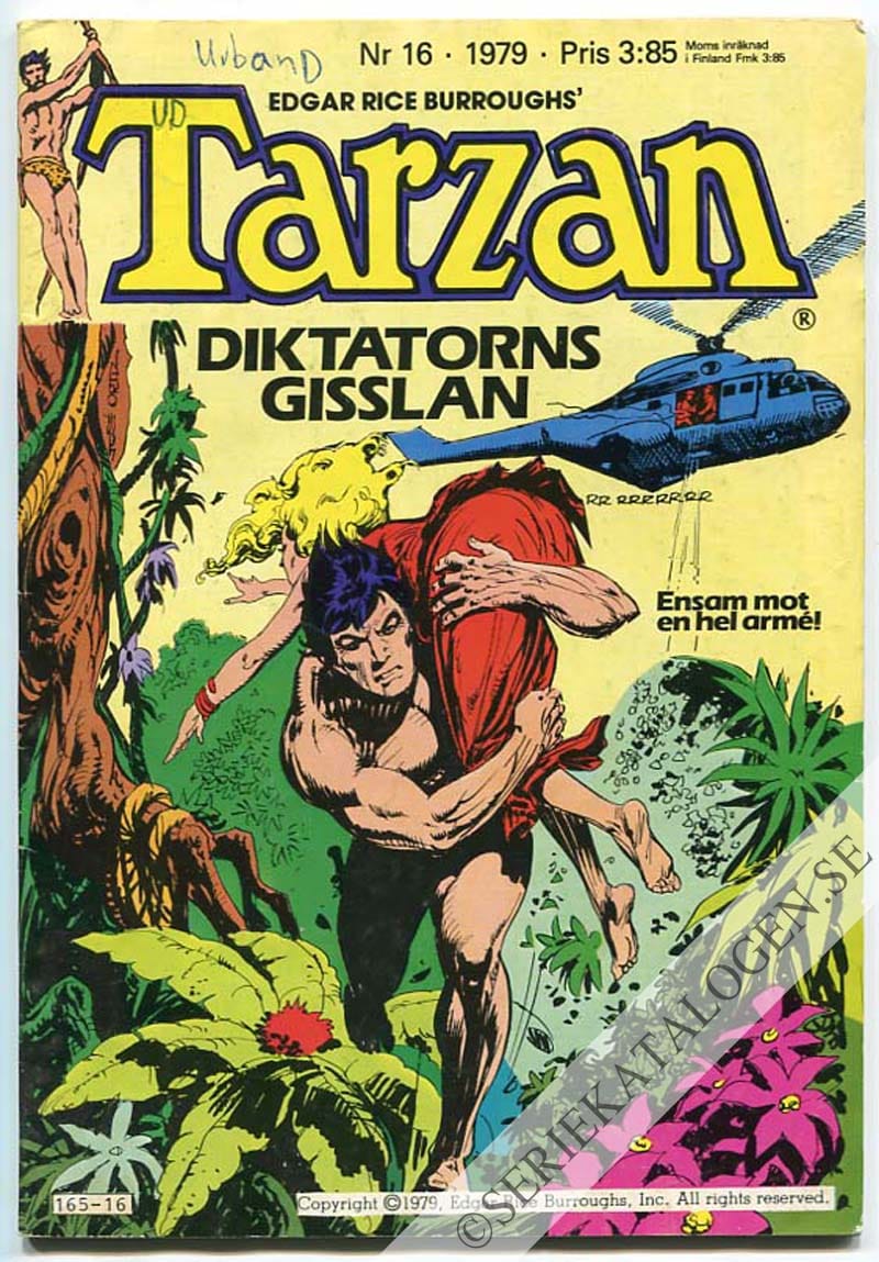 Framsida på Tarzan #16 (1979)
