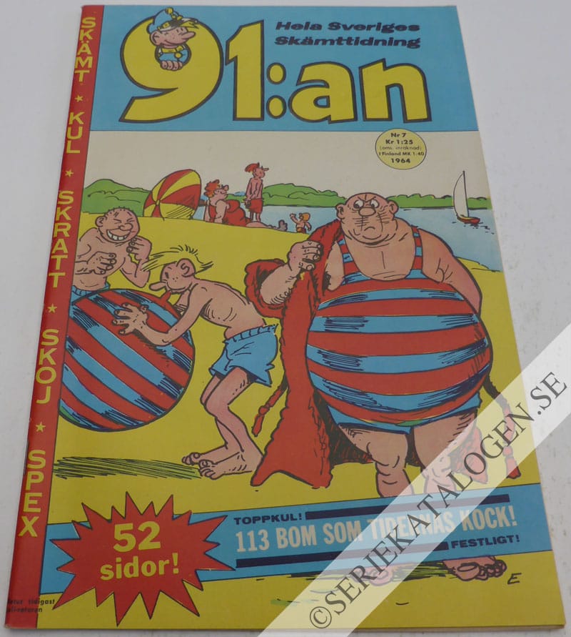 Framsida på 91:an #7 (1964)