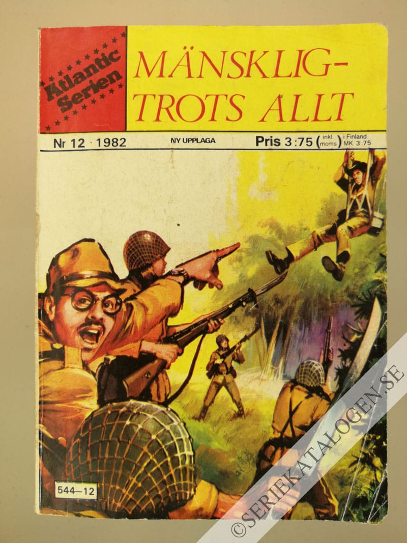 Framsida på Atlanticserien Mänsklig - trots allt (1982)