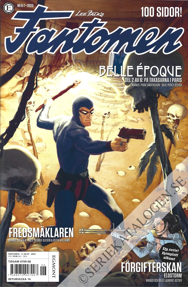 Framsida på Fantomen #6-7 (2023)