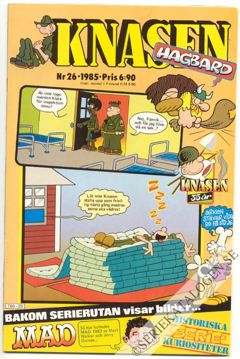 Framsida på Knasen #26 (1985)
