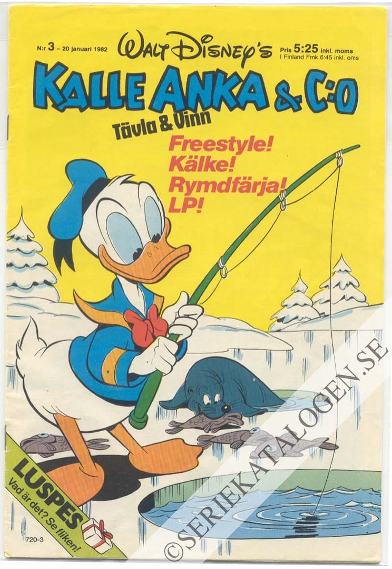Framsida på Kalle Anka & C:o #3 (1982)