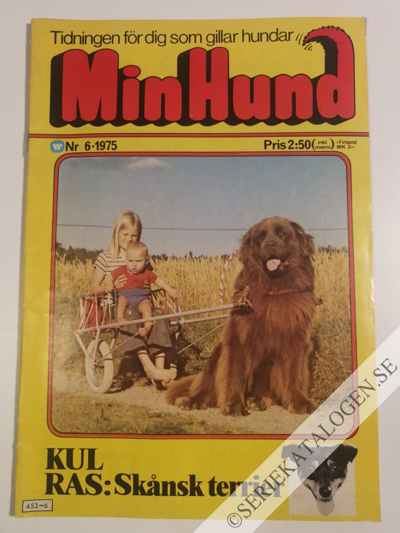 Framsida på Min hund #6 (1975)