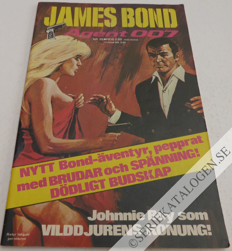 Framsida på James Bond agent 007 #25 (1973)