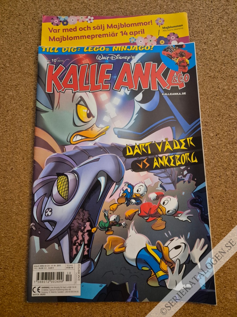 Framsida på Kalle Anka & C:o #10 (2015)