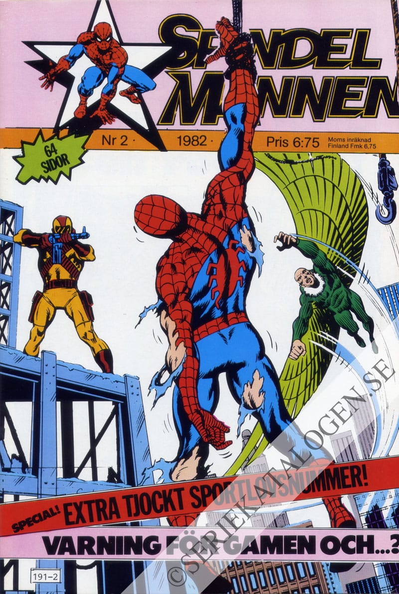 Framsida på Spindelmannen #2 (1982)