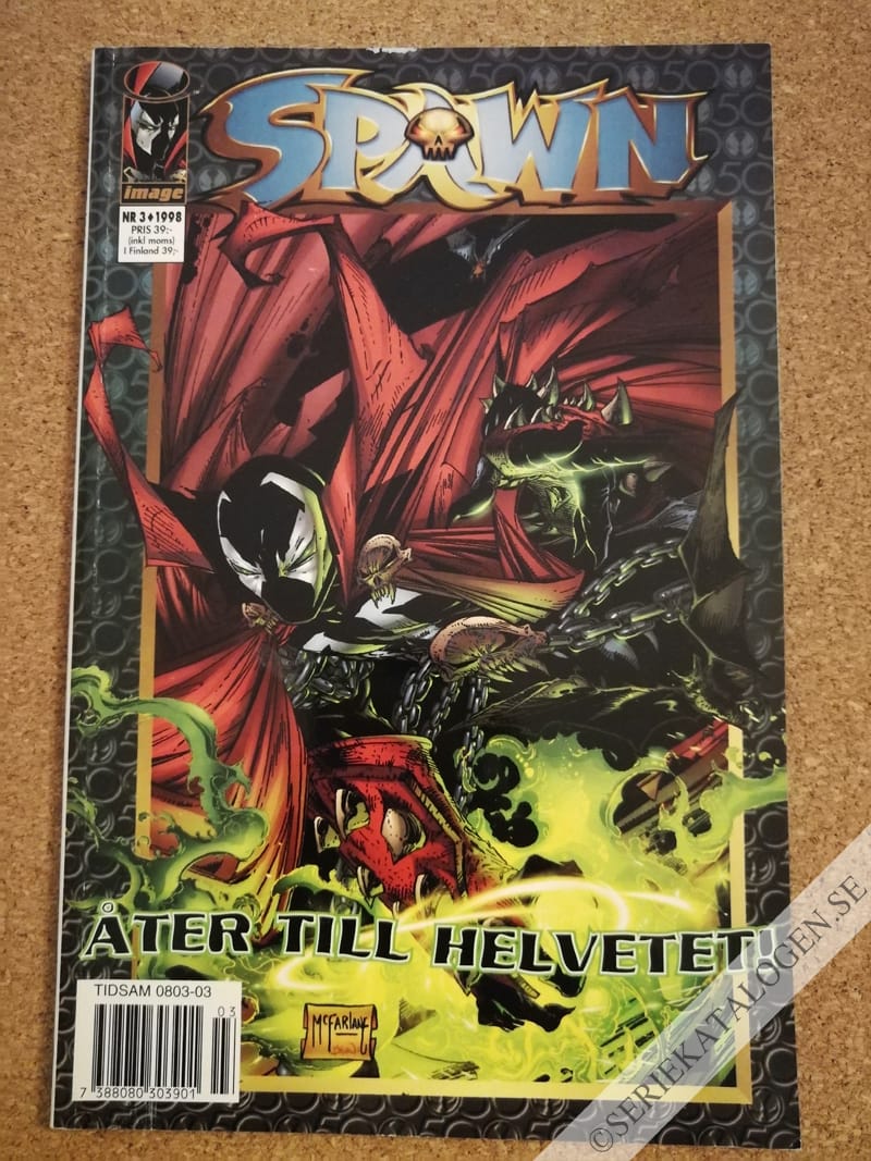 Framsida på Spawn #3 (1998)