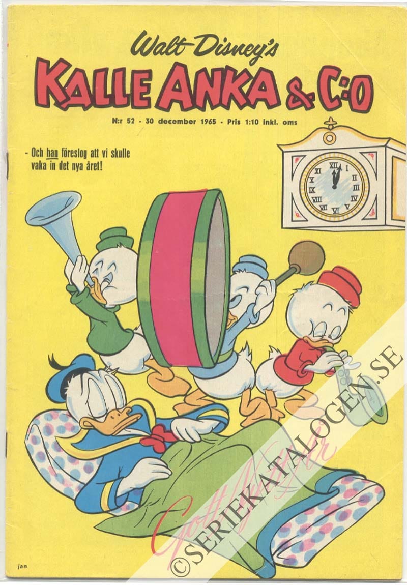 Framsida på Kalle Anka & C:o #52 (1965)