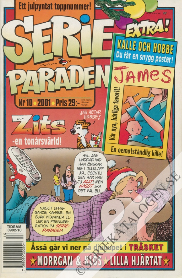 Framsida på Serie-paraden #10 (2001)