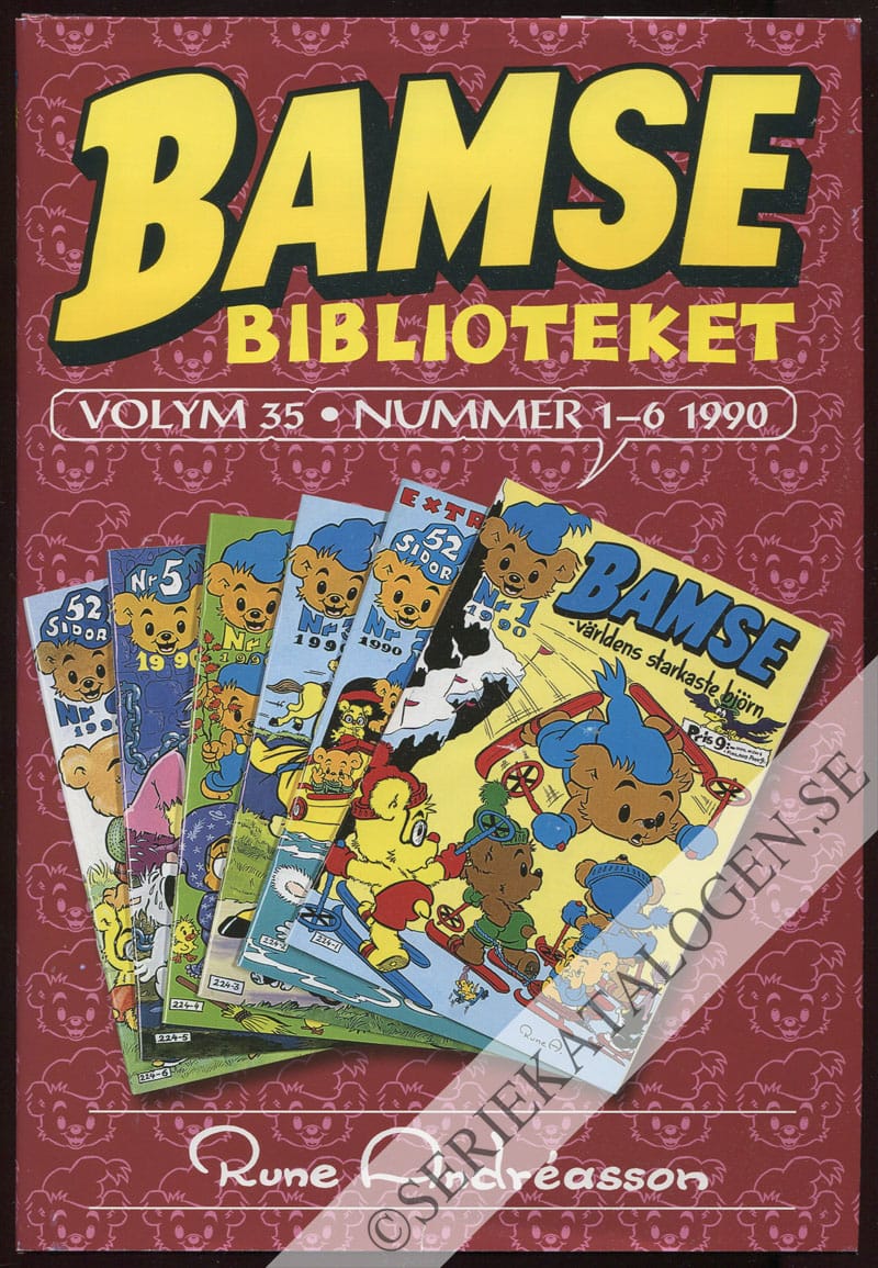 Framsida på Bamsebiblioteket #35 (2010)