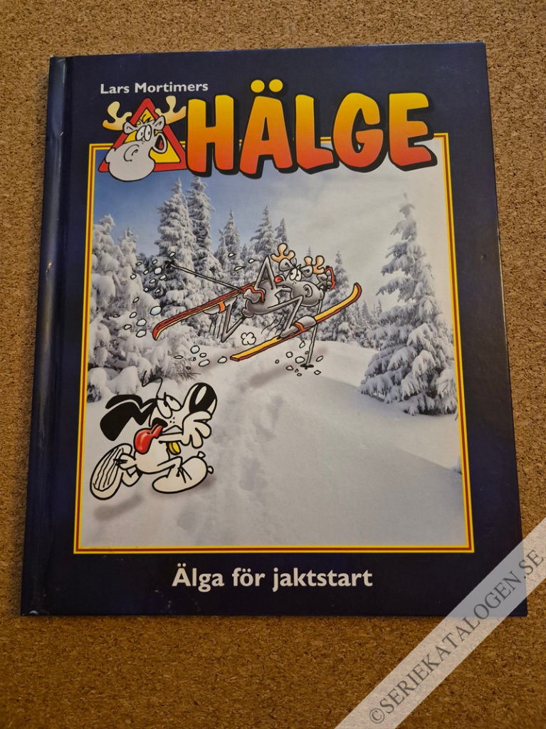 Framsida på Hälge - fotobok Älga för jaktstart (2012)