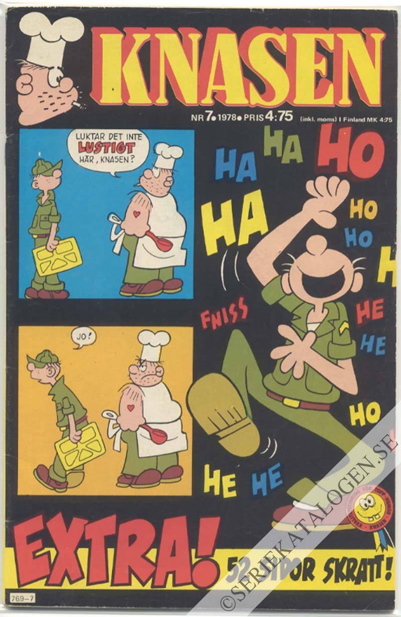 Framsida på Knasen #7 (1978)