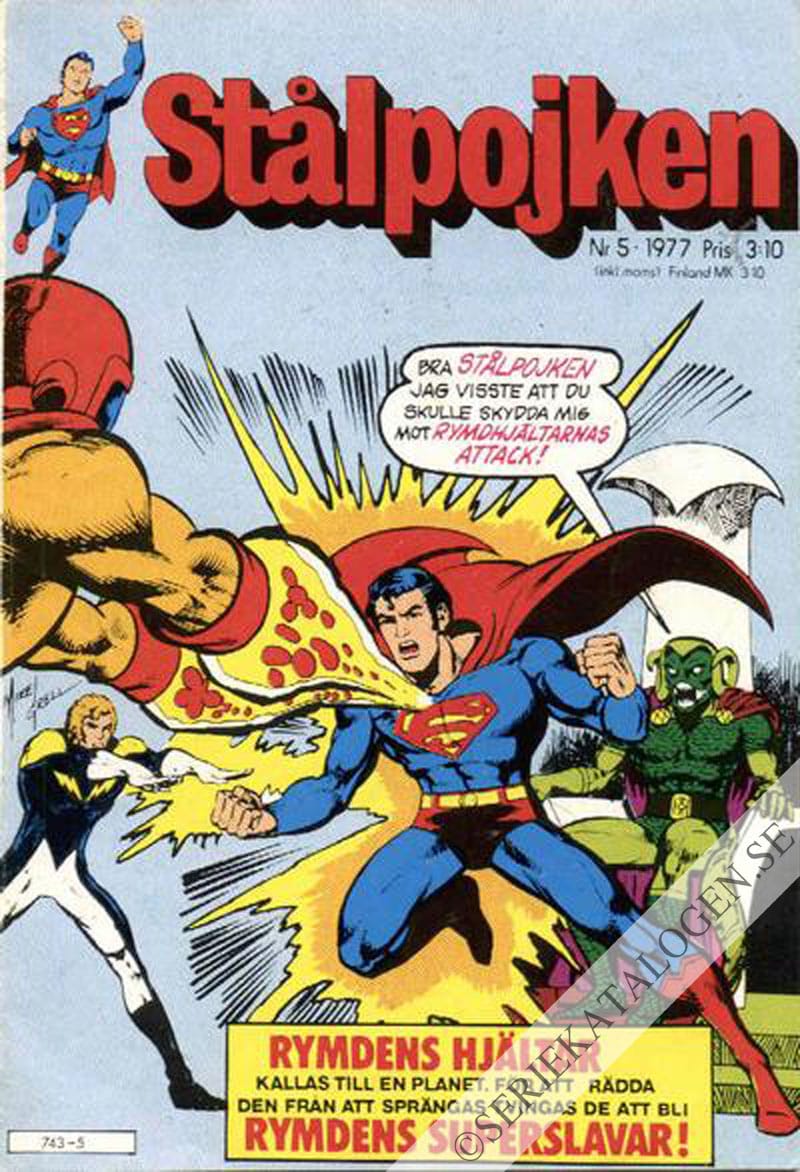 Framsida på Stålpojken #5 (1977)