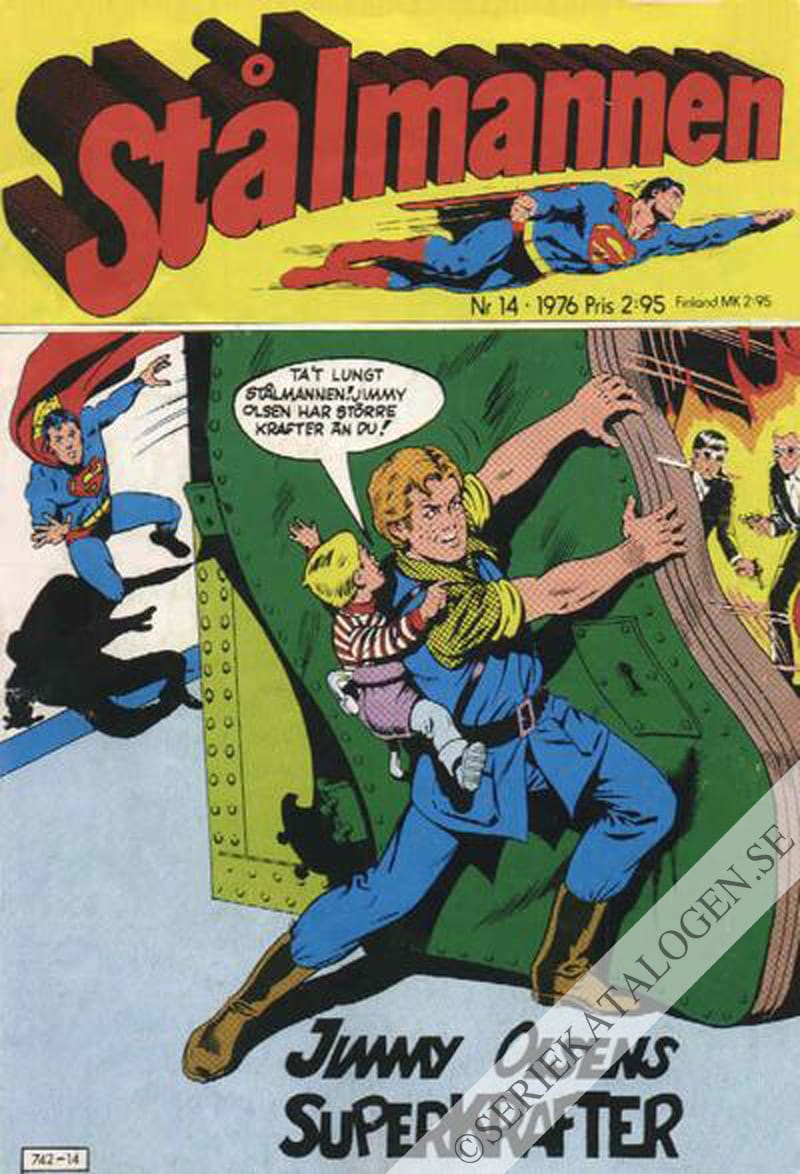Framsida på Stålmannen #14 (1976)