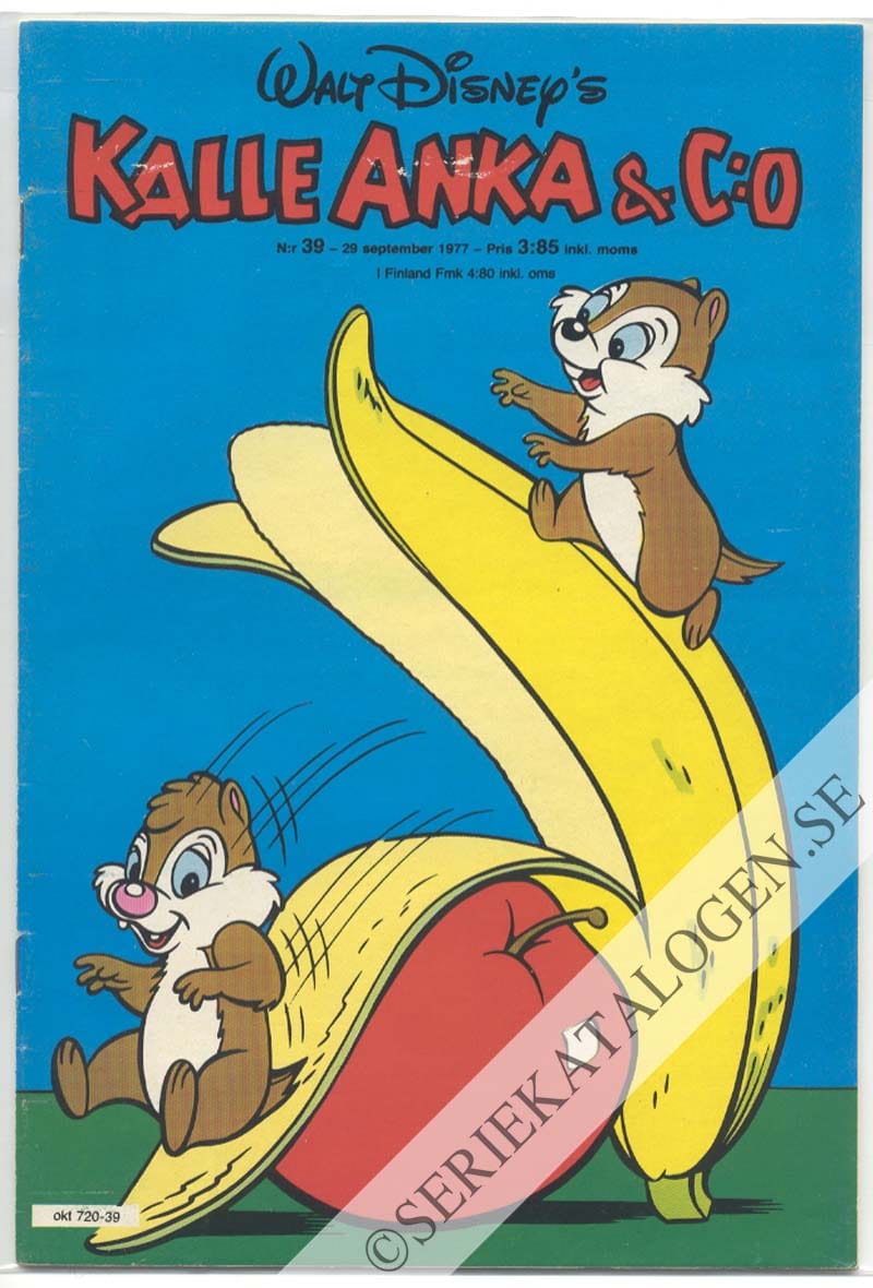 Framsida på Kalle Anka & C:o #39 (1977)