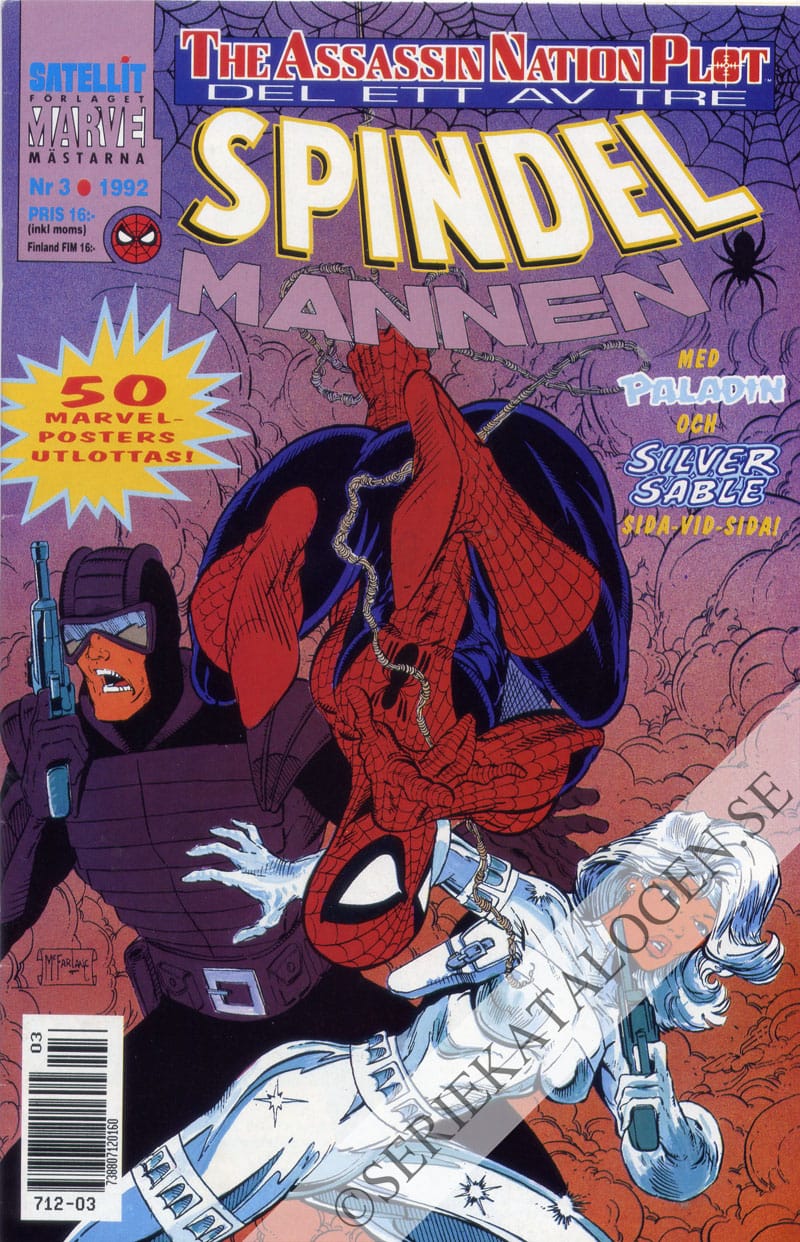 Framsida på Spindelmannen #3 (1992)