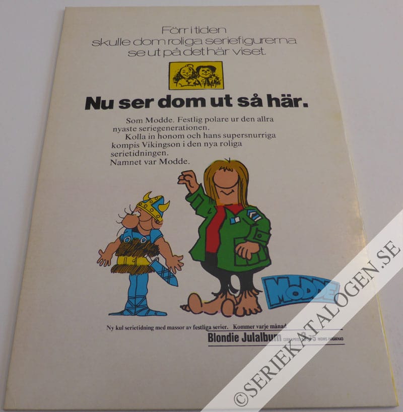 Baksida på Stort julalbum (1972)