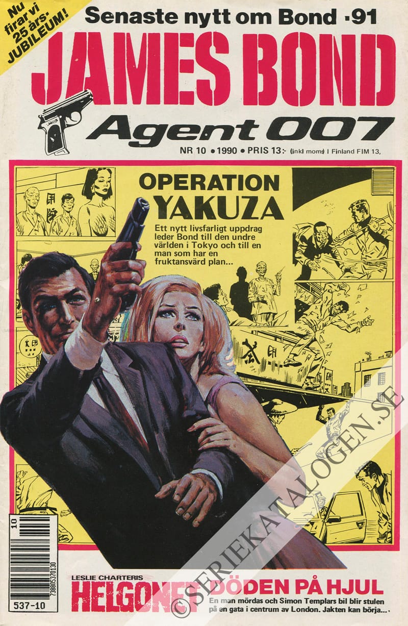 Framsida på James Bond agent 007 #10 (1990)