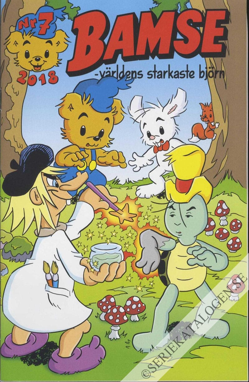 Framsida på Bamse #7 (2018)